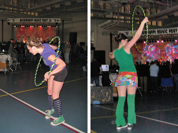 Hula Hooping at Mississippi Music Fest