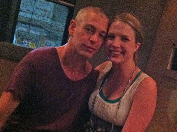 Kayla from the Twistin Vixens with Matisyahu in Minneapolis